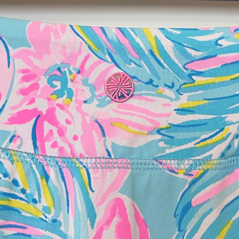 Lilly Pulitzer Luxletic XS Skort Fiona Blue Ibiza Gimme The Juice Skirt Shorts - Picture 4 of 6